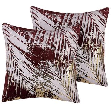 Lot de 2 coussins en Velours Moderne CALLA