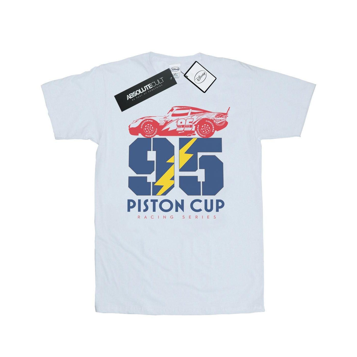 Image of Cars Piston Cup 95 Tshirt Herren Weiss XXL