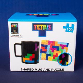 Mad Monkey Tetris Tasse mit Puzzle  