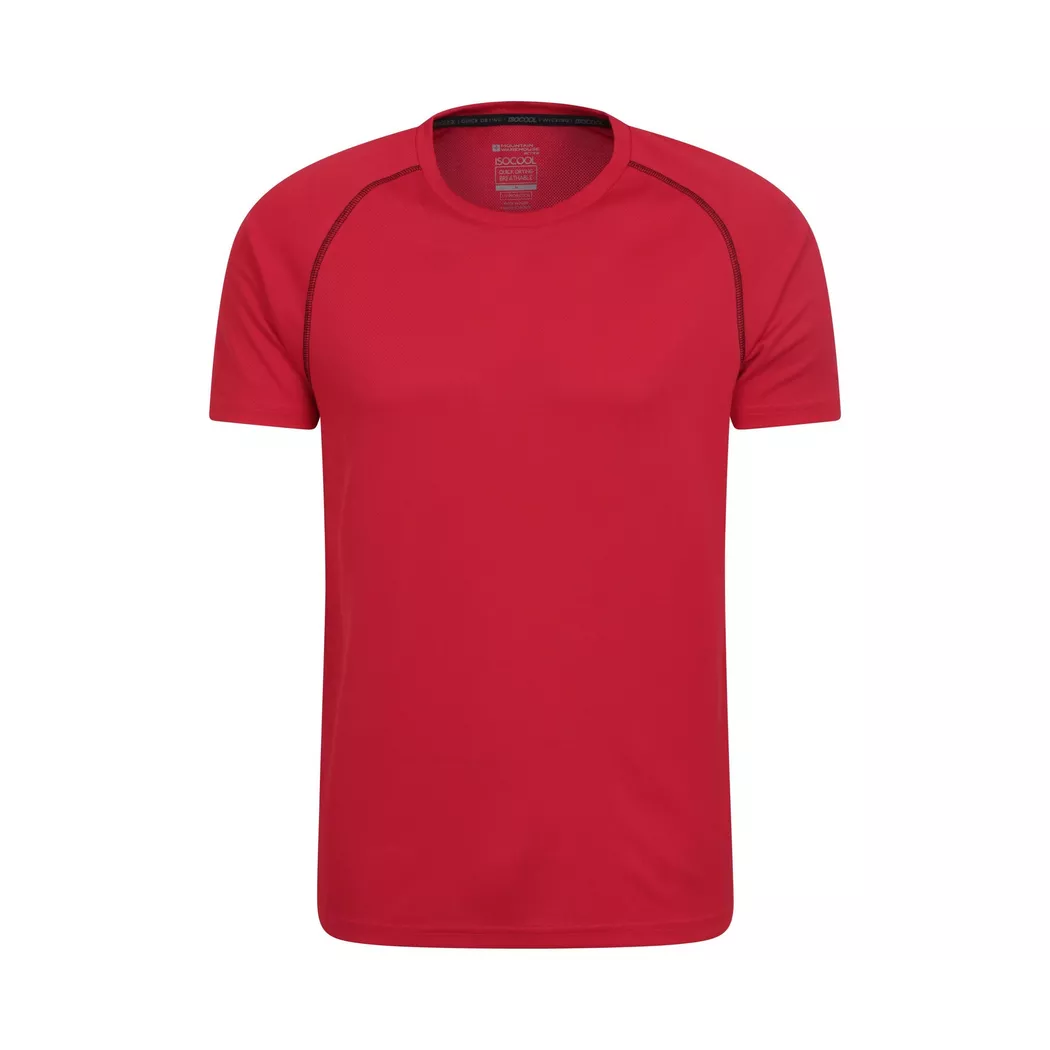 Mountain Warehouse - Endurance TShirt, für Herren, Rot Bunt, Größe XXL