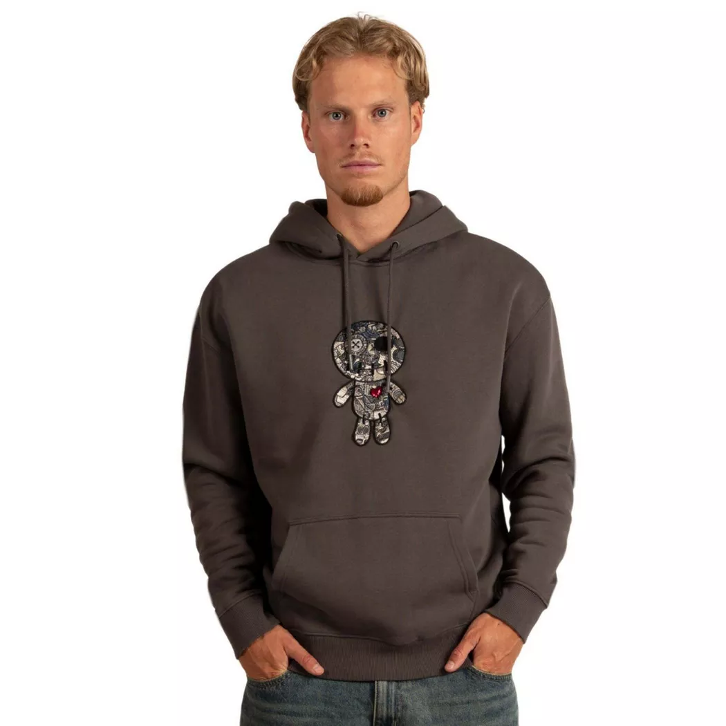 Wrong Friends - Kapuzenpullover Ennis, für Herren, Braun, Größe M