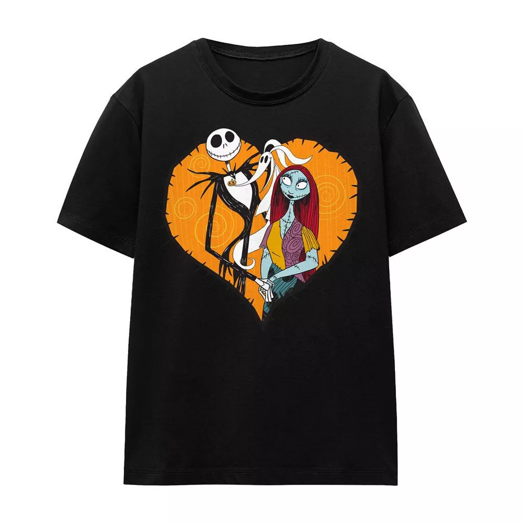 The Nightmare Before Christmas - T-Shirt, für Damen, Schwarz, Größe S