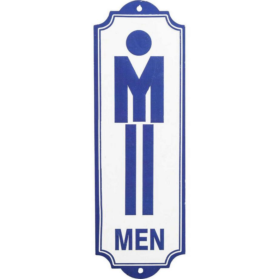 KARE Design Deko Schild Toilet Men  