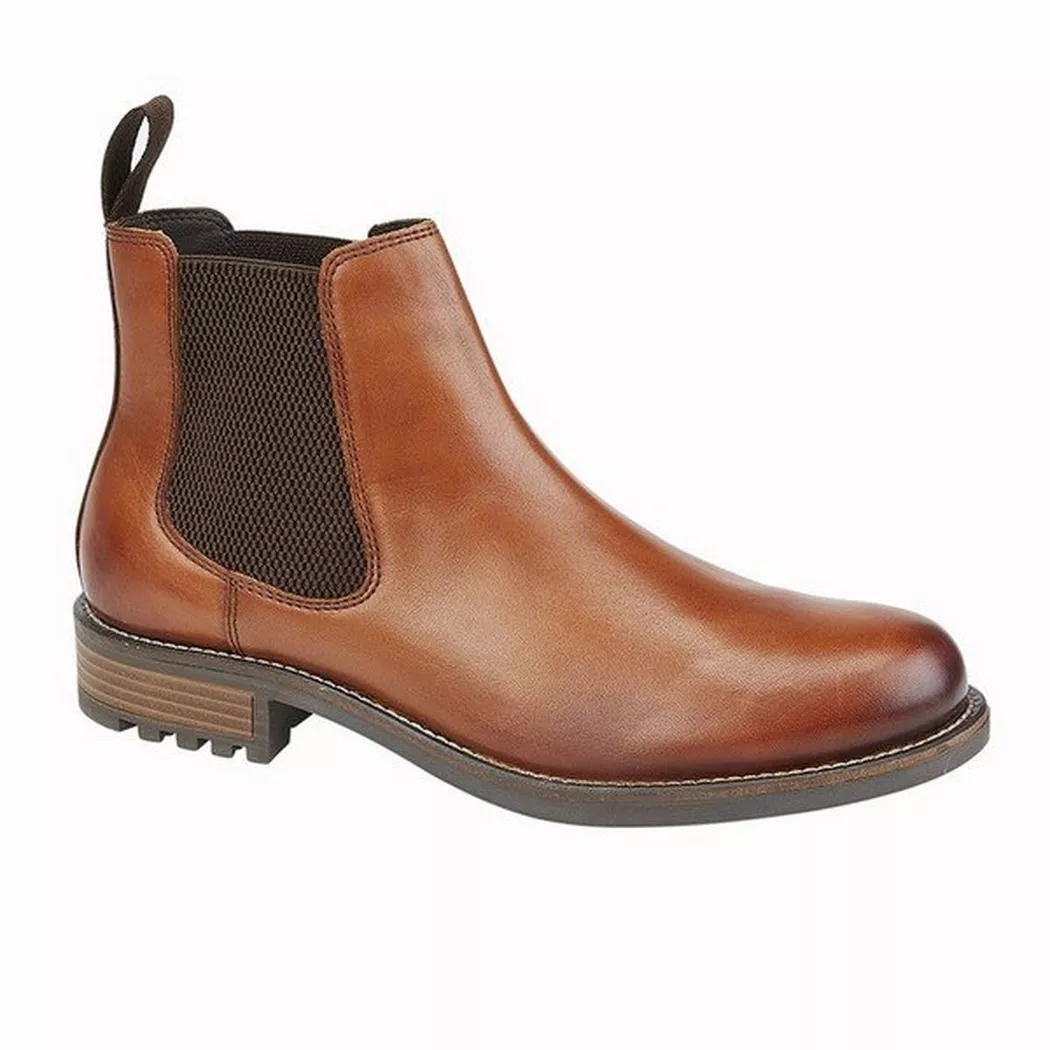 Roamers - Stiefeletten Elgin, Leder, für Damen, Tan, Größe 44.5