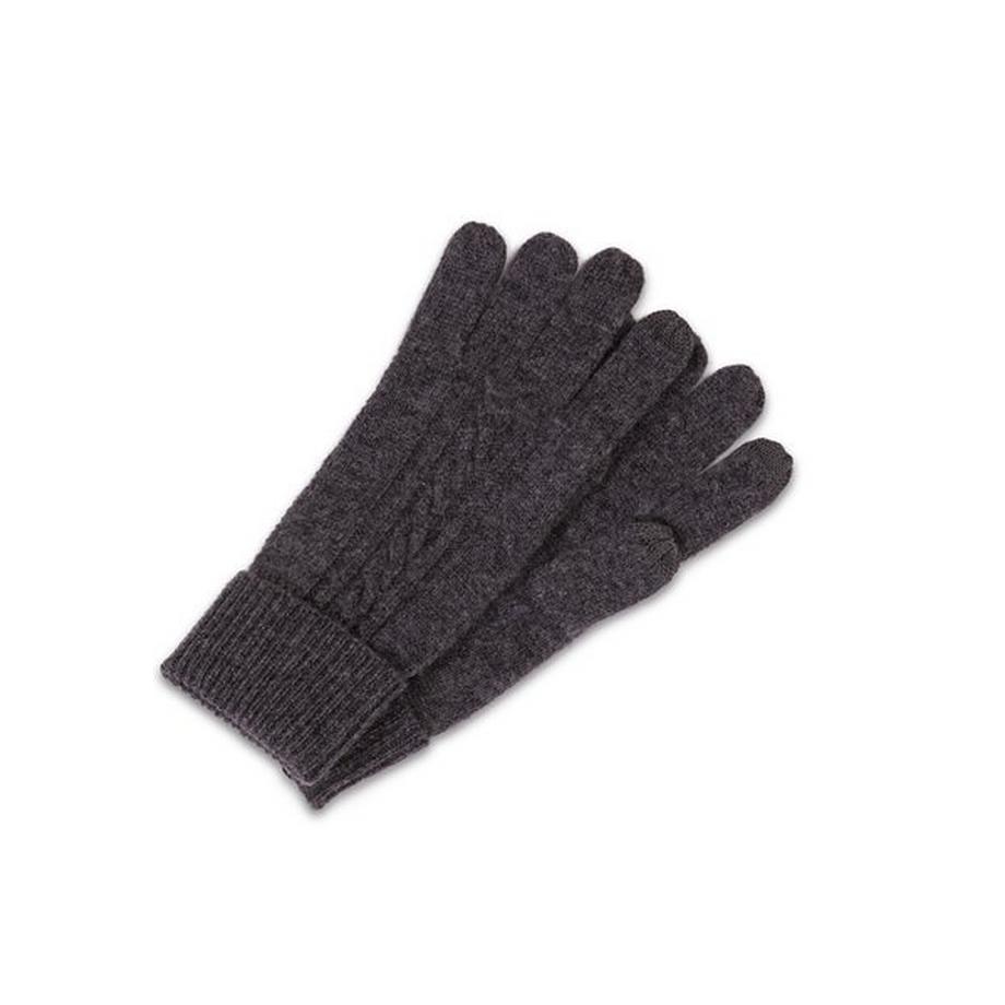 CASH-MERE.CH Gants en Cachemire à Motif Torsadé  