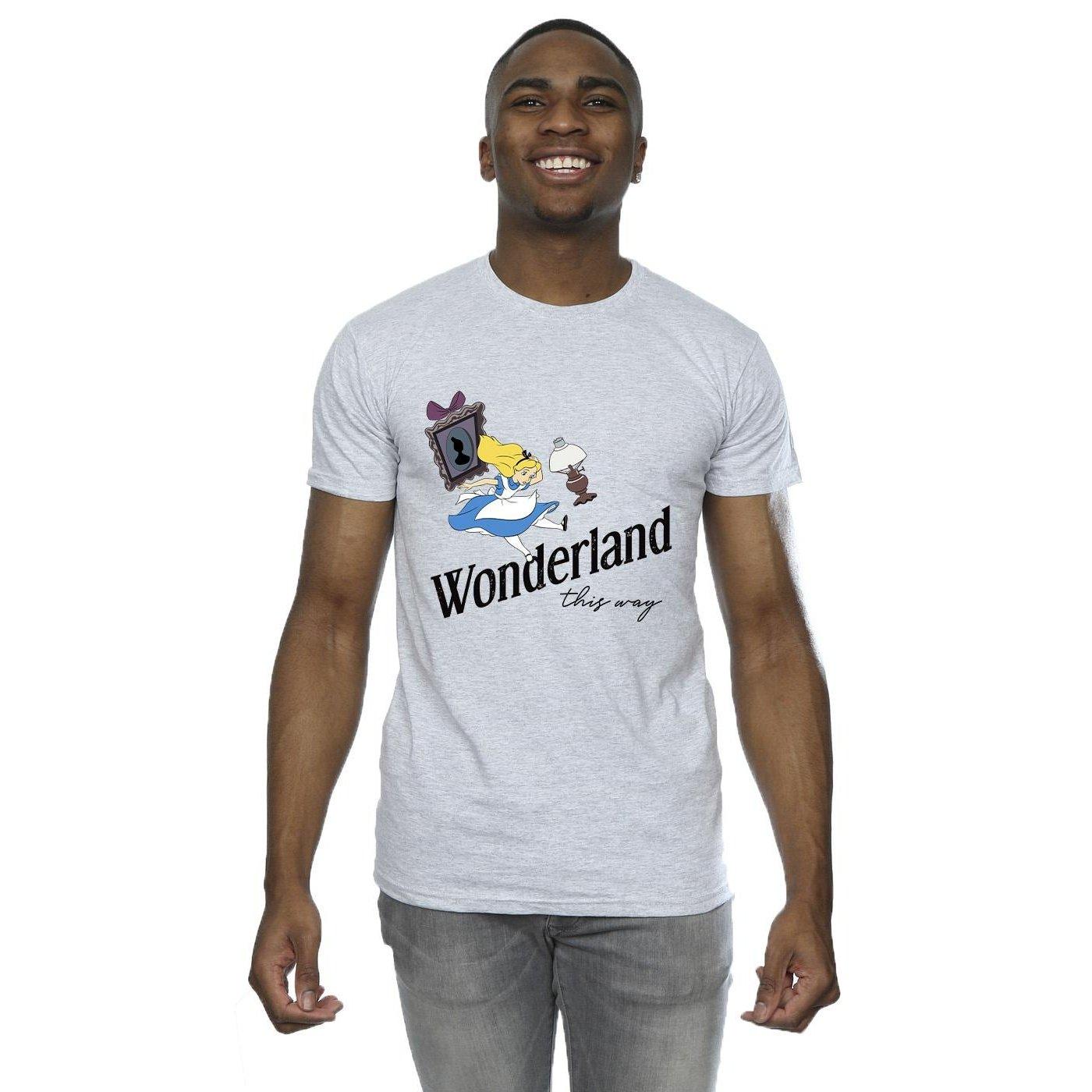 Disney  Tshirt ALICE IN WONDERLAND THIS WAY 