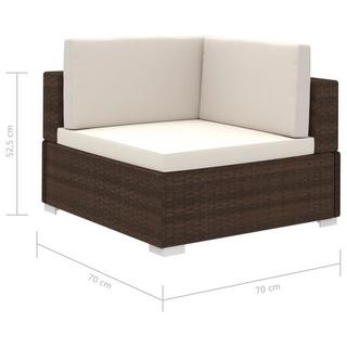 VidaXL Gartenmöbel set poly-rattan  