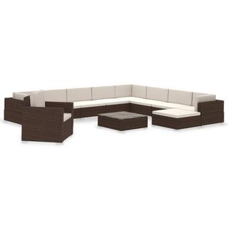 VidaXL Gartenmöbel set poly-rattan  