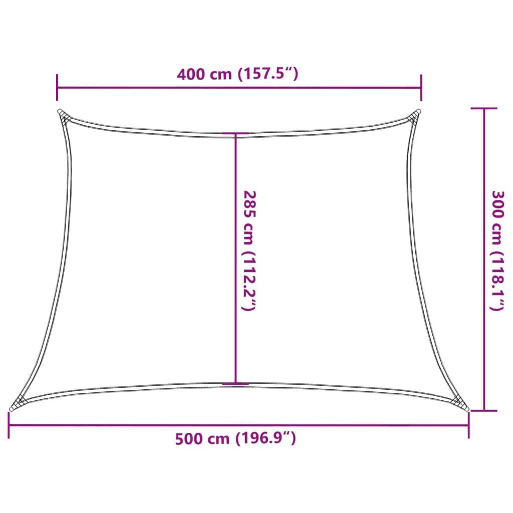 VidaXL Voile solaire  