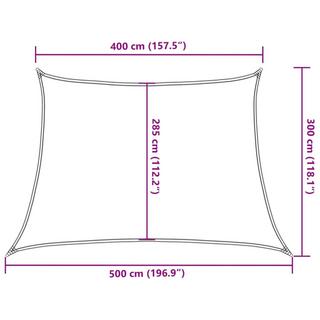 VidaXL Voile solaire  