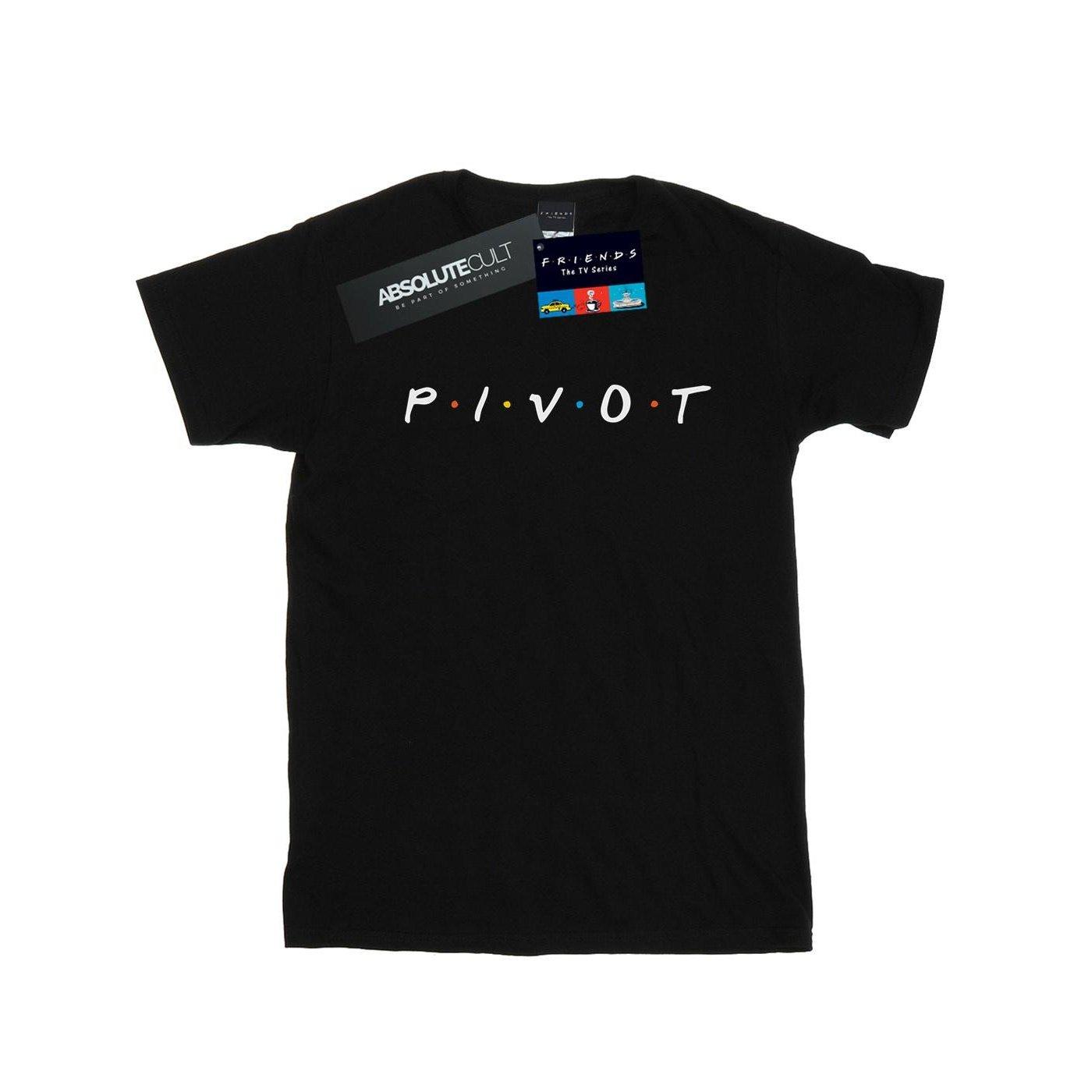 Image of Pivot Logo Tshirt Mädchen Schwarz 128