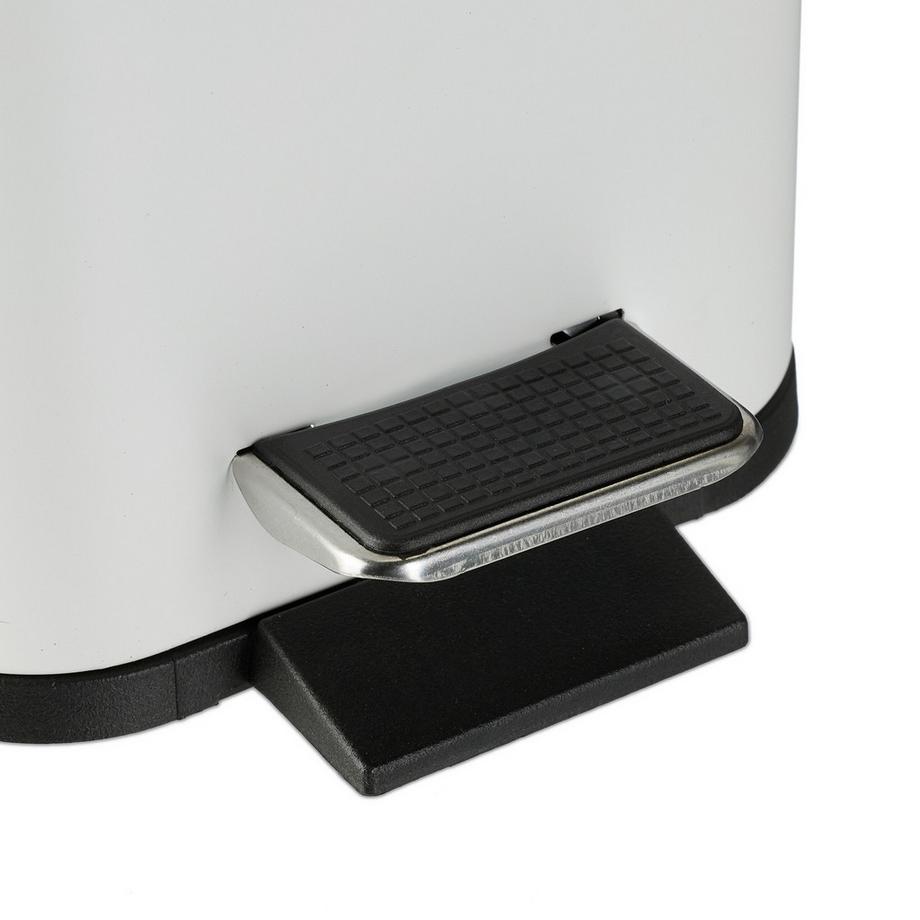 Northix Poubelle de salle de bain 5 litres avec couvercle en bambou  