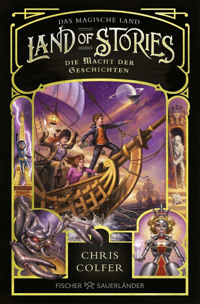 Land of Stories: Das magische Land - Die Macht der Geschichten Colfer, Chris; Dorman, Brandon (Illustrationen); Pfeiffer, Fabienne (Übersetzung) Copertina rigida 