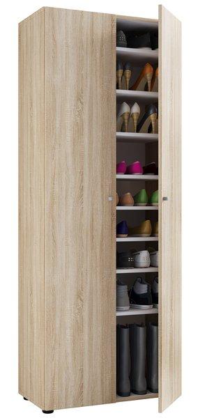 Image of XXL Holz Großer Schuhschrank Schuhkommode Schuhregal Groß Vandol 9 Fächer XXL Holz Großer Schuhschrank Schuhkommode Schuhregal Groß Vandol 9 Fächer