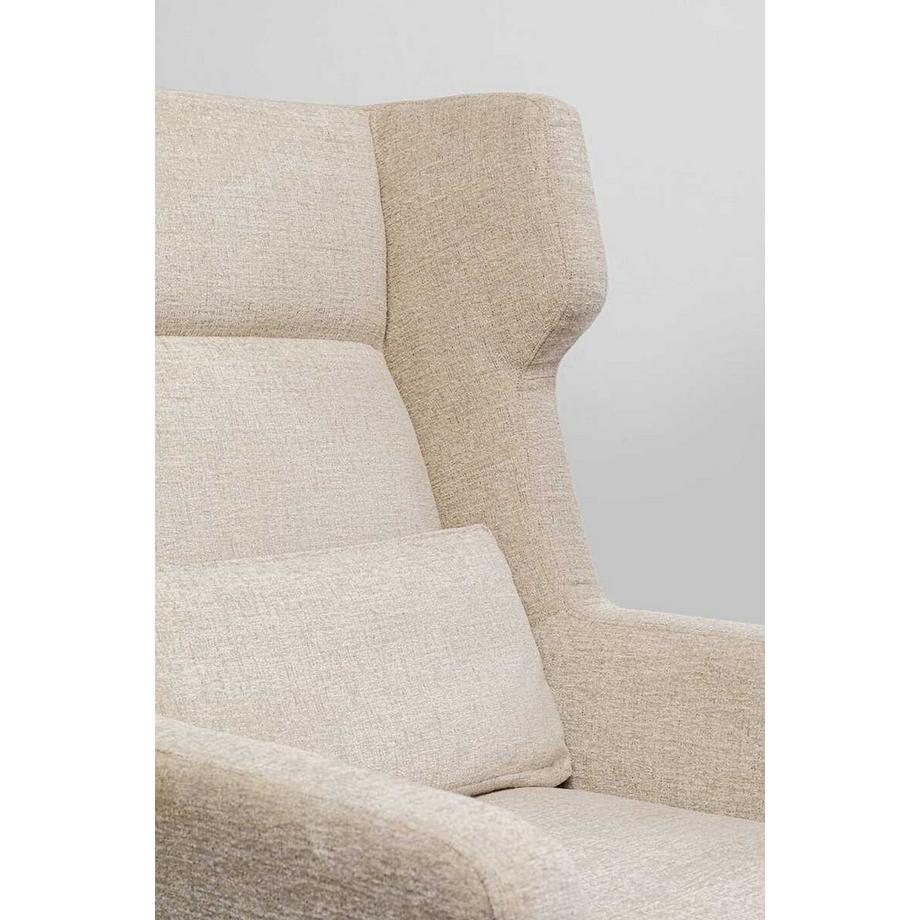 KARE Design Quinn Poltrona alta beige  