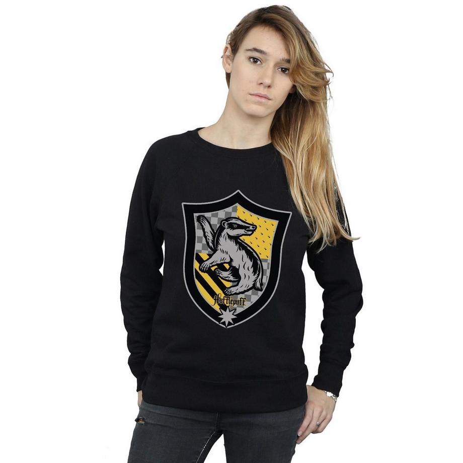 HARRY-POTTER Hufflepuff Sweatshirt Col Rond  