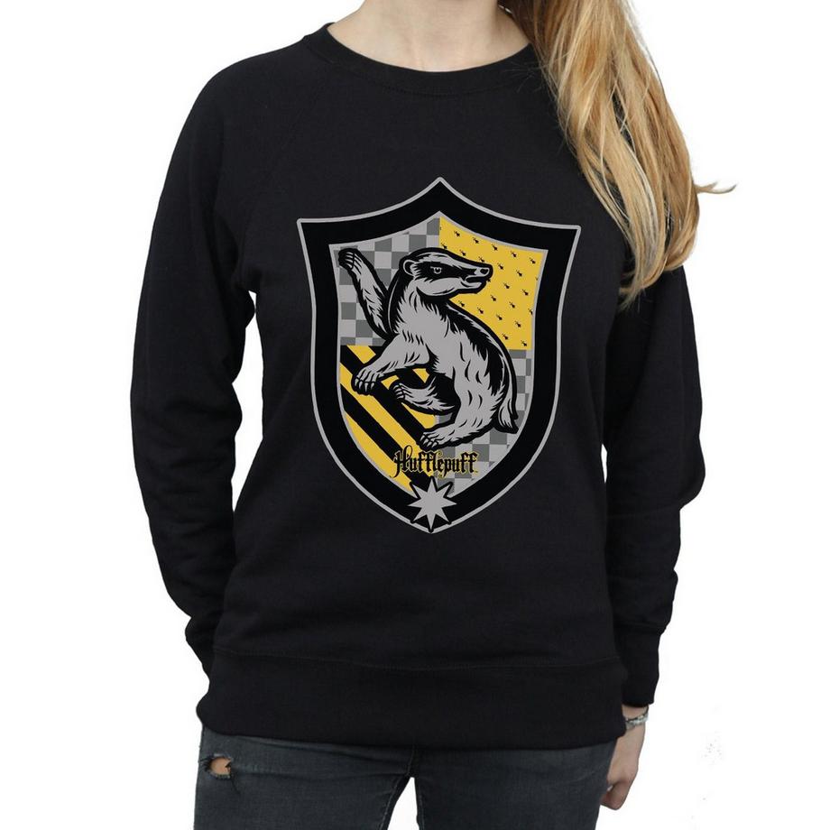 HARRY-POTTER Hufflepuff Sweatshirt Col Rond  