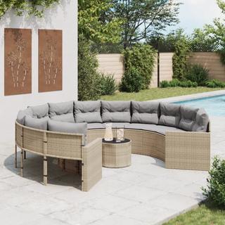 VidaXL Canapé de jardin rotin synthétique  