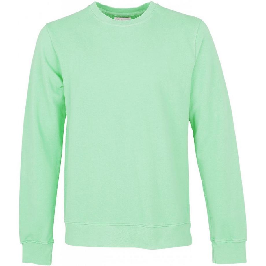Colorful Standard Classic Organic Faded Mint Rundhals-Sweatshirt  