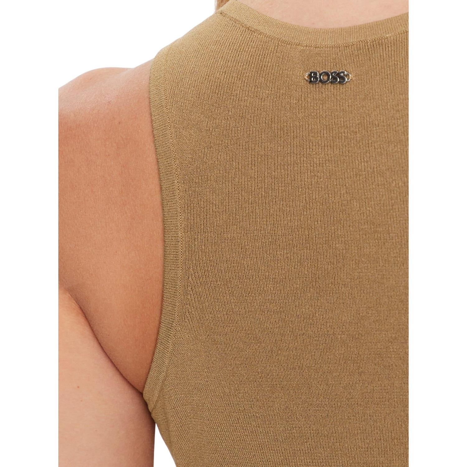 BOSS Flaurelia Ärmelloses Midikleid  