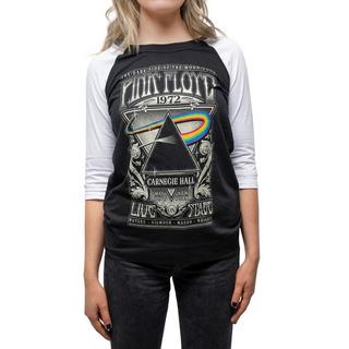 Pink Floyd Carnegie Hall Imprimé Graphique T-Shirt Raglan  