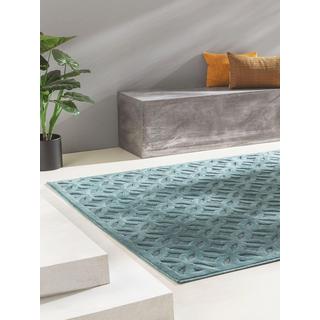 Benuta Tapis d'extérieur & intérieur Bonte Turquoise  