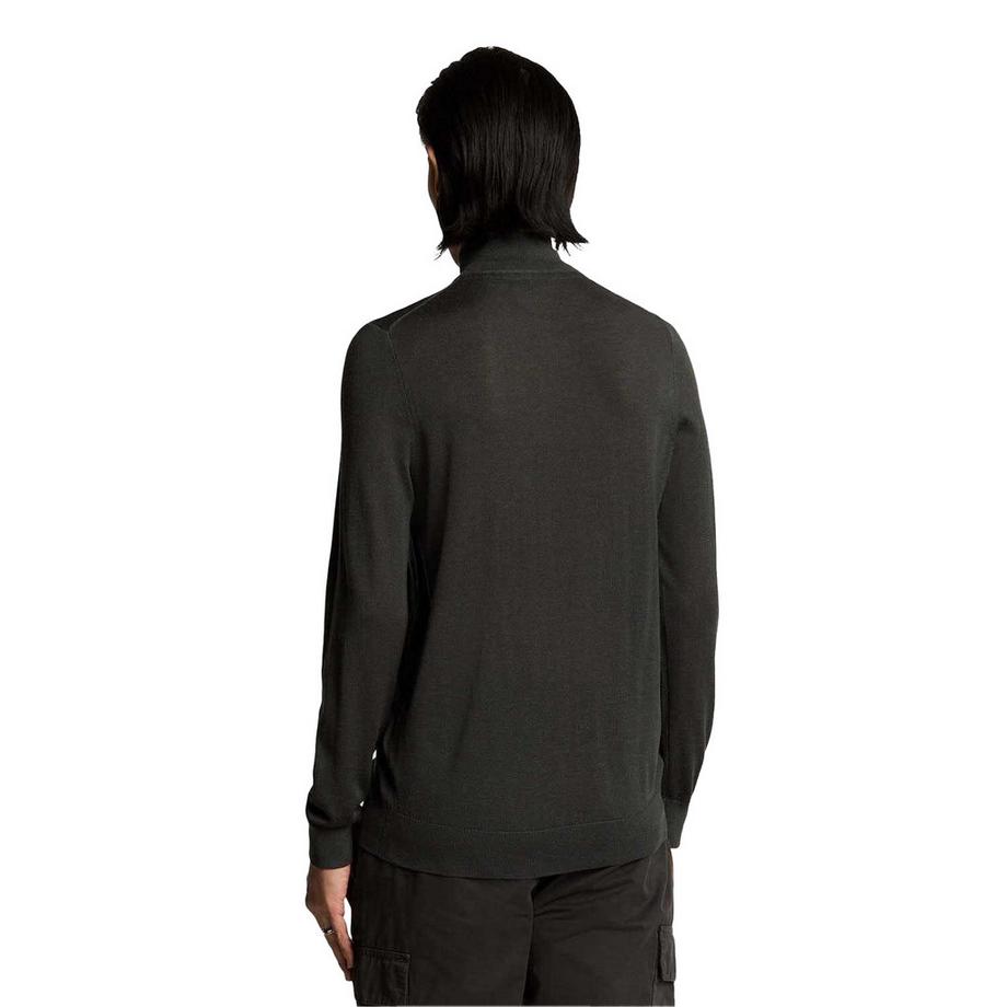 LYLE & SCOTT  Eagle Merino Pullover, Mit Kurzem Reißverschluss 