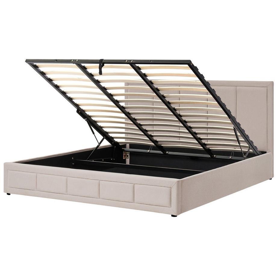 Lit ottoman en Tissu Moderne QUIBERON