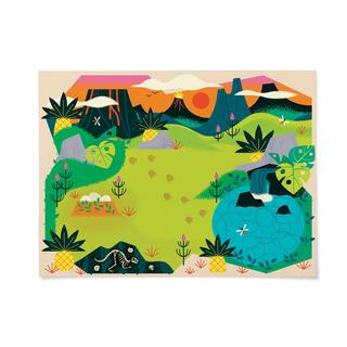 Crocodile Creek Coloring Stickers, Dinosaurier  