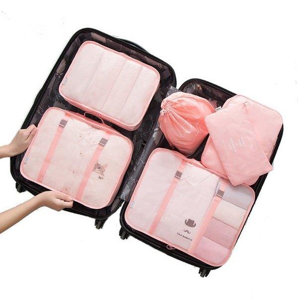 Image of Set Organisationstaschen, 6-teilig Unisex Pink ONE SIZE