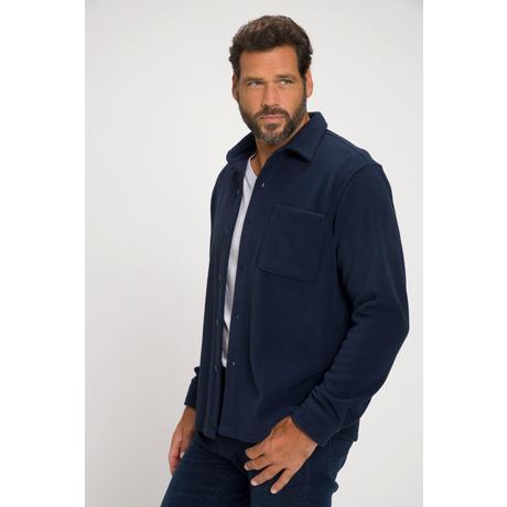 JP1880  Chemise / surchemise en polaire ; manches longues et col Kent ; coupe Modern Fit - jusqu'au 8 XL 