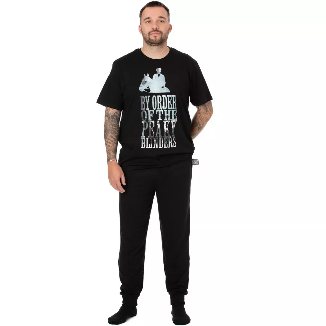 Peaky Blinders - By Order Schlafanzug mit langer Hose, S, Schwarz