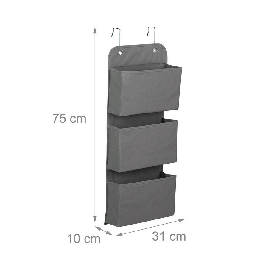 B2X Organizer da appendere con 3 scomparti  