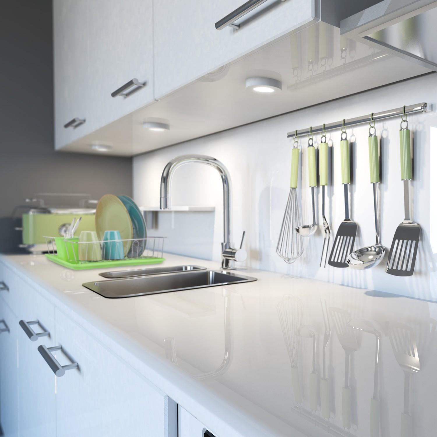 B2X Geschirrständer mit Besteckhalter in Grün  