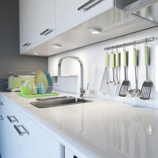 B2X Geschirrständer mit Besteckhalter in Grün  