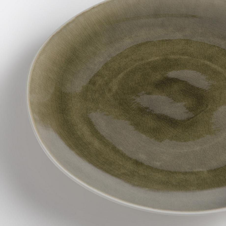 La Redoute Intérieurs Lot 4 assiettes dessert craquelées  