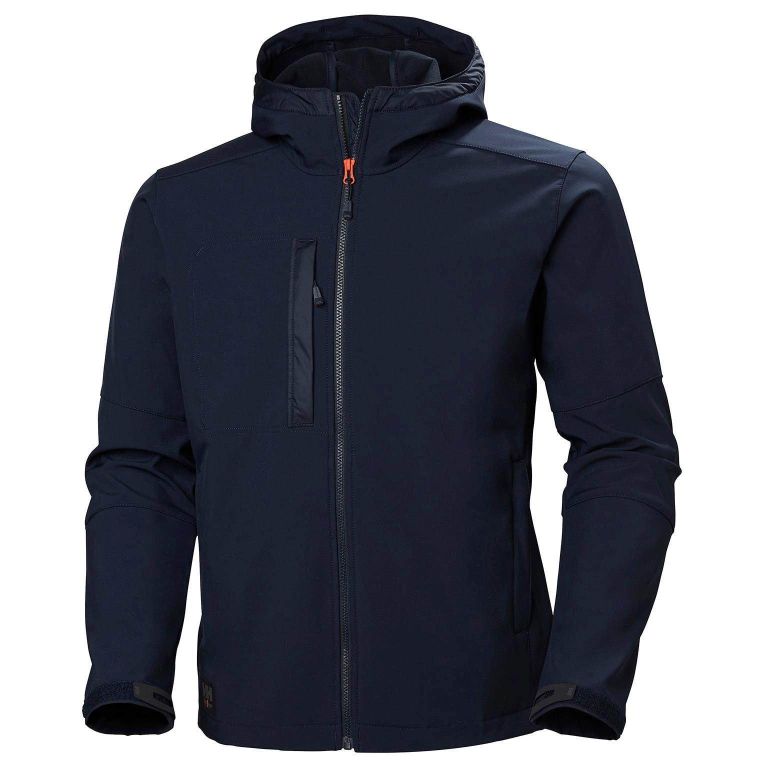 Image of "kensington" Softshelljacke, Mit Kapuze Herren Marine S