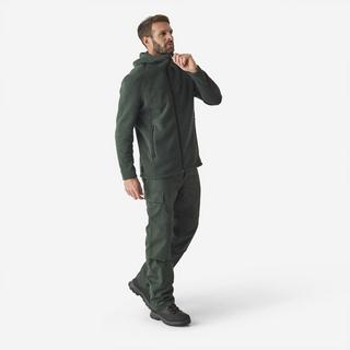 SOLOGNAC  Fleece - VESTE POLAIRE 500 VERTE 