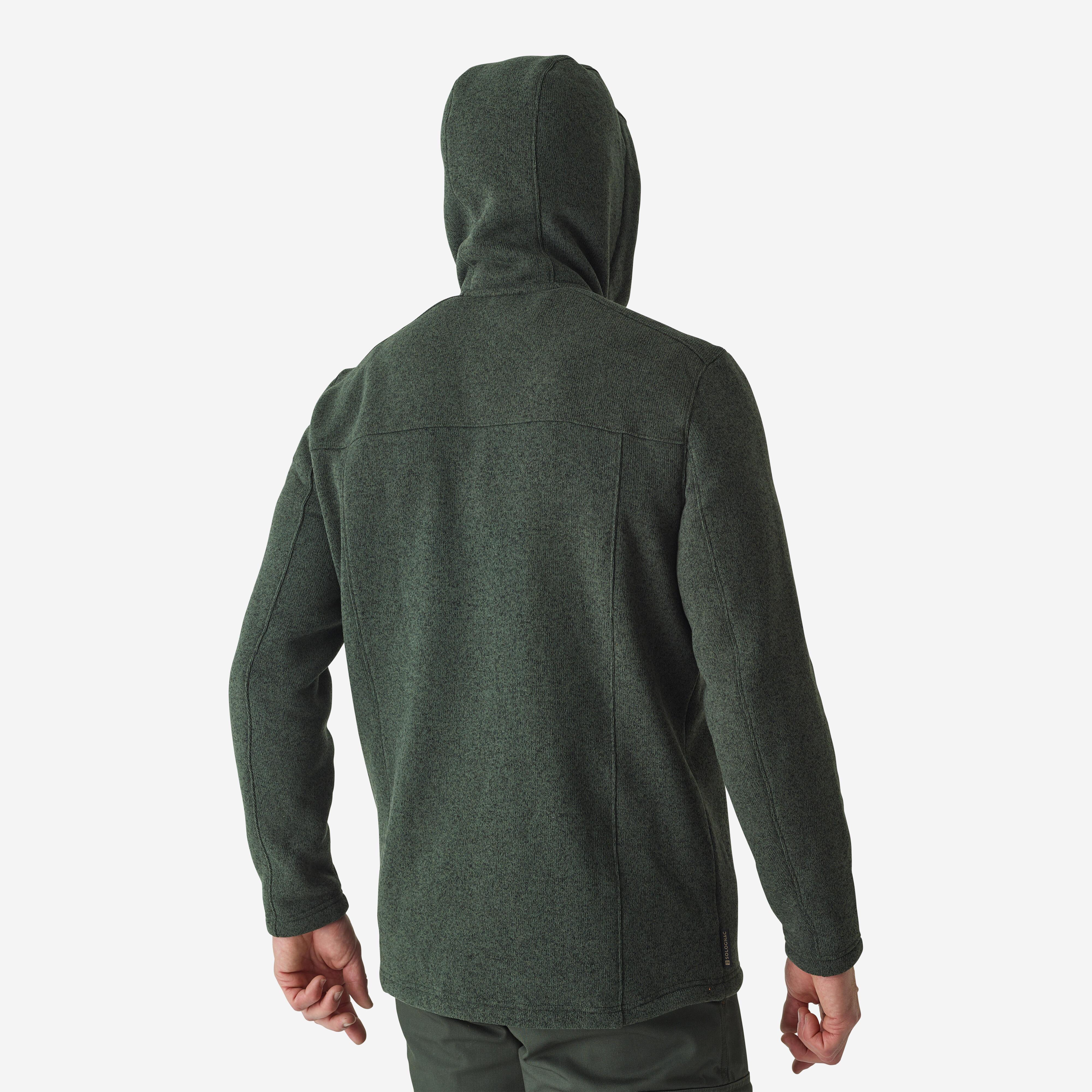 SOLOGNAC  Fleece - VESTE POLAIRE 500 VERTE 