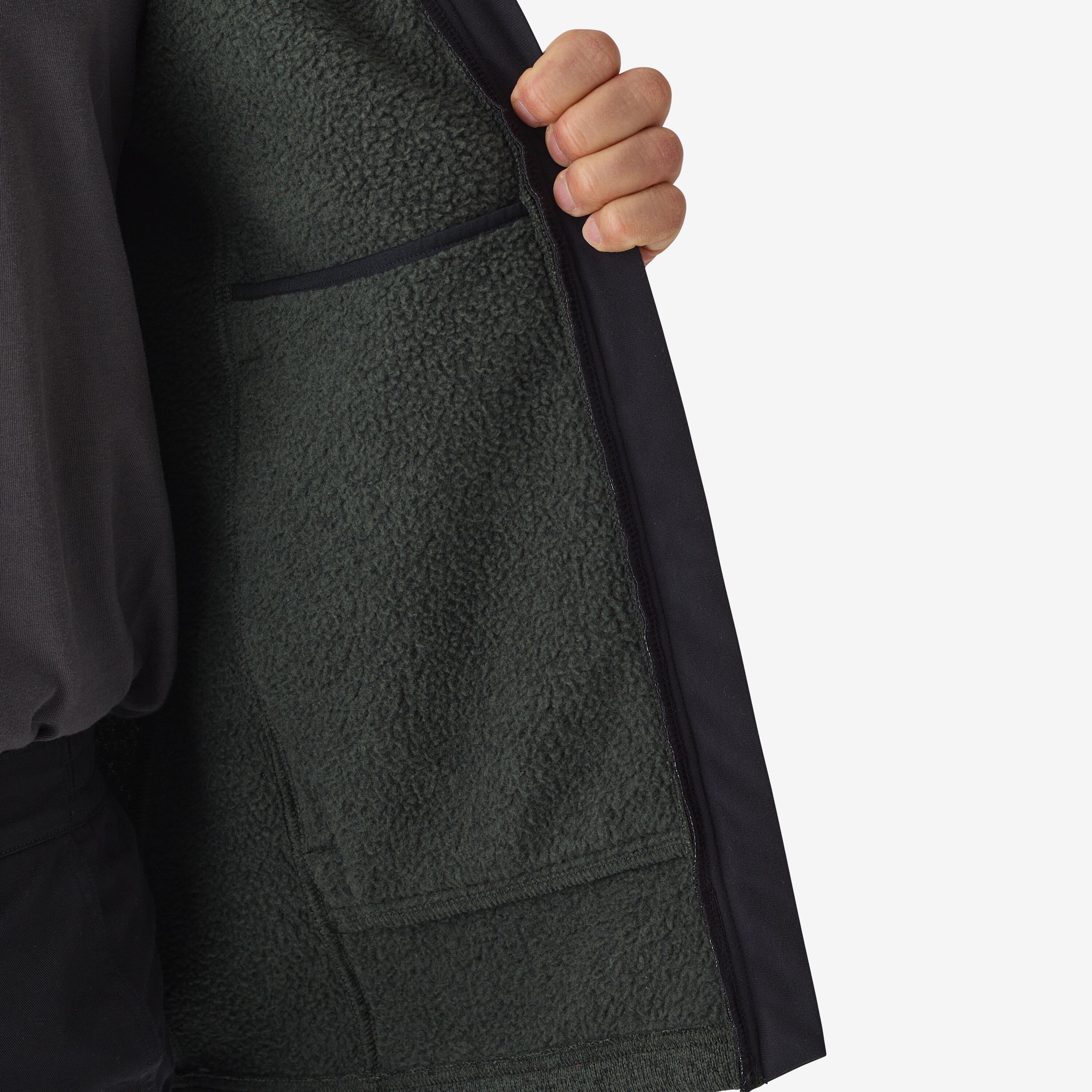 SOLOGNAC  Fleece - VESTE POLAIRE 500 VERTE 