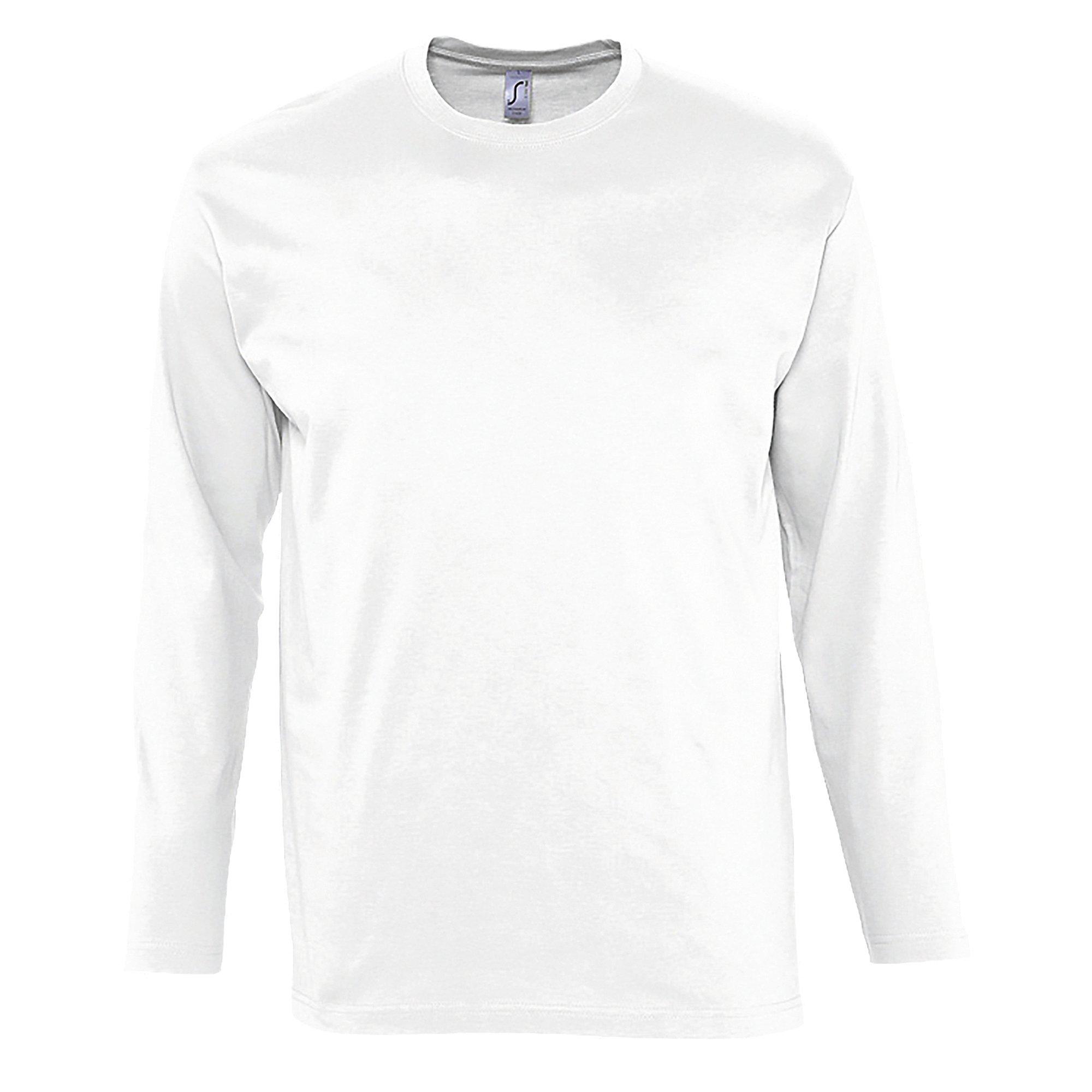 Image of Monarch Longsleeve Tshirt, Langarm Unisex Weiss S