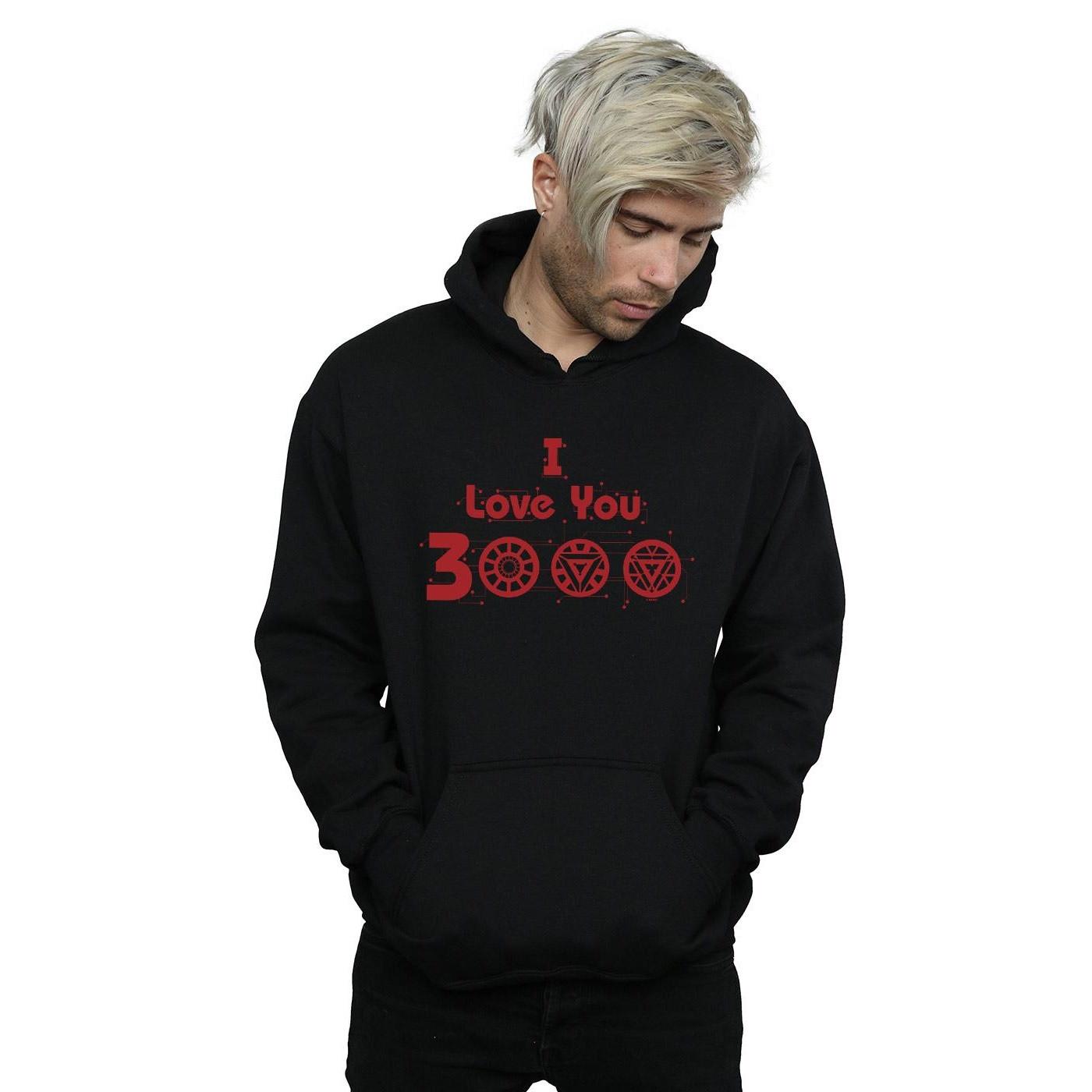 MARVEL  Avengers Endgame I Love You 3000 Kapuzenpullover 