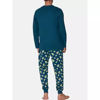 Admas Pyjama Hausanzug Hose und Oberteil Siesta Mr Wonderful  Blau
