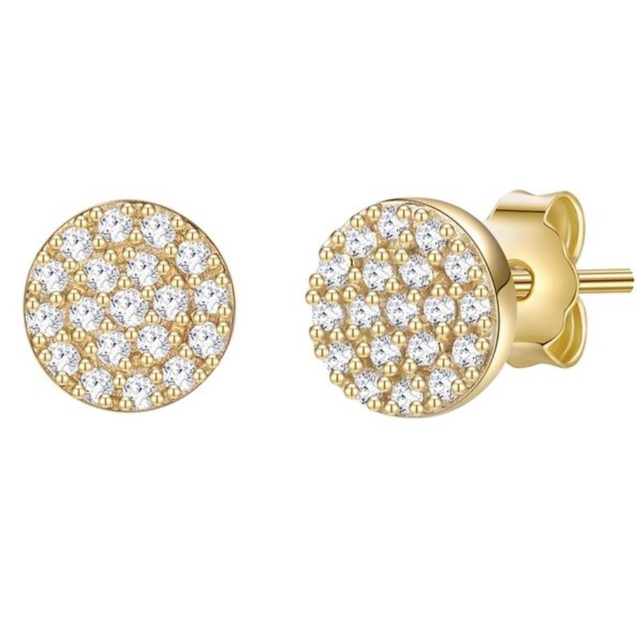 Femme Puces d'oreilles en argent Cercle