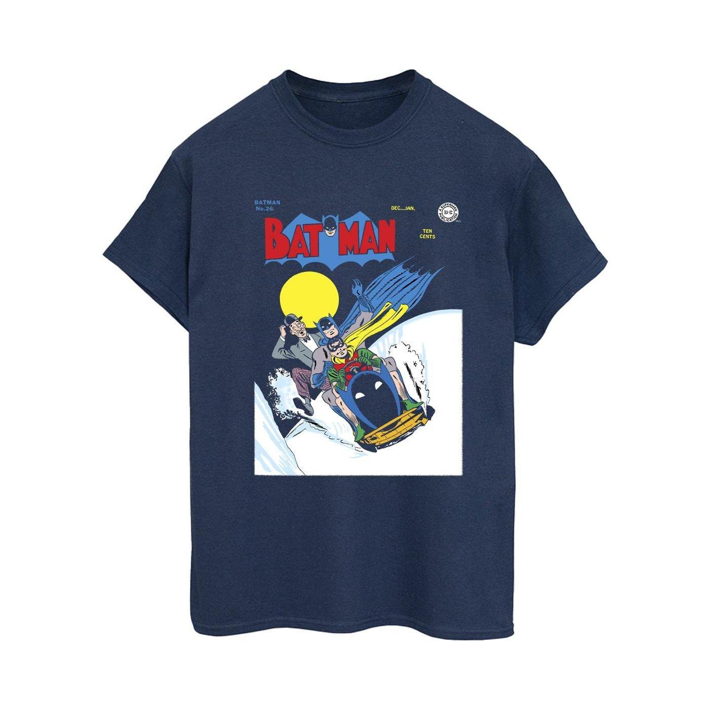 Image of Batman Snow Mobile Tshirt Damen Marine XL