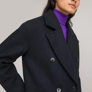 La Redoute Collections  Manteau drap laine mélangée 