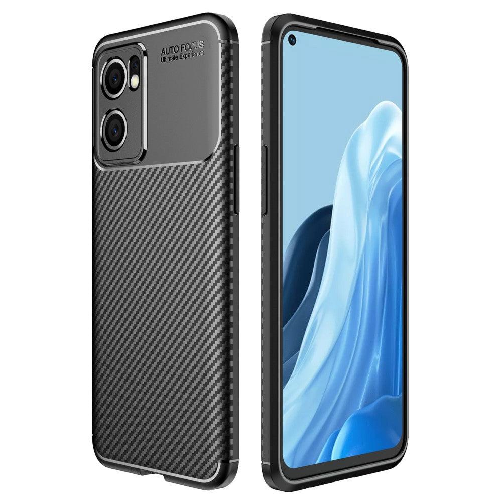 Cover-Discount  OPPO Find X5 Lite - Housse Carbon Fiber Case noir 