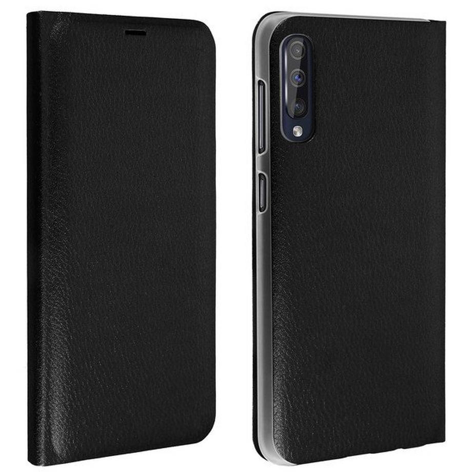 Flip Book Cover Galaxy A50 Schwarz
