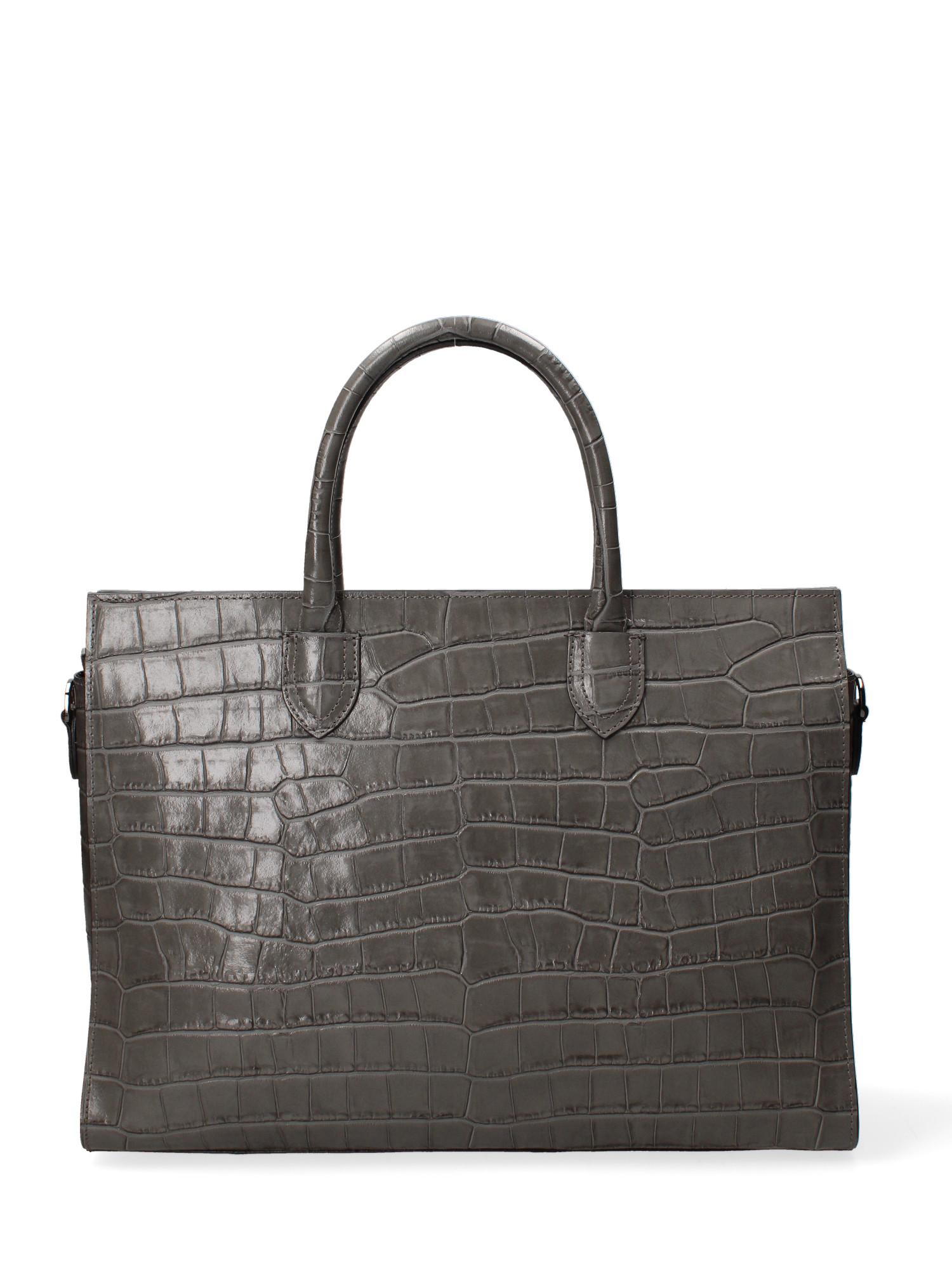 JOHN RICHMOND Borsa a mano Effetto Coccodrillo  