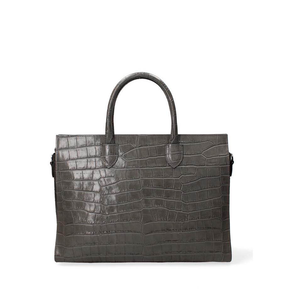 JOHN RICHMOND Handtasche Krokodilprägung  